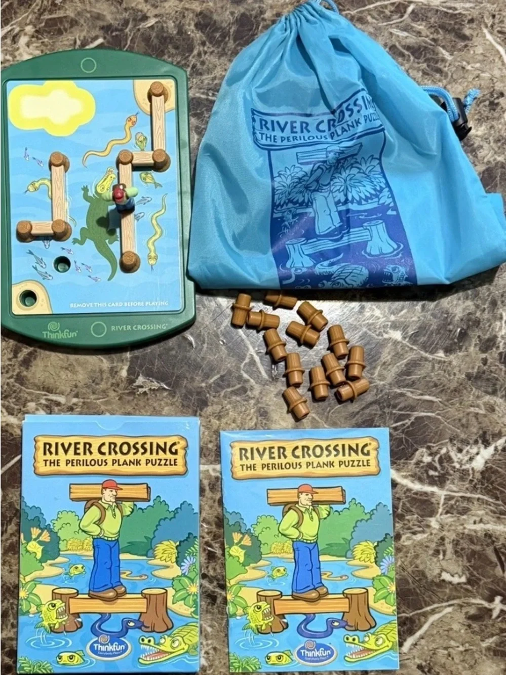 RIVER CROSSING GAME The Perilous Plank Puzzle